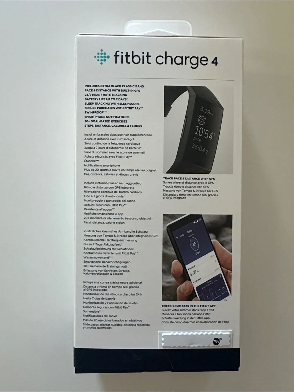 fitbit Charge 4 Special Edition Fitness Tracker - Black Woven Band